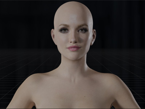 Katie Cassidy 3D Model