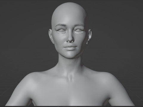 Katie Cassidy 3D Model