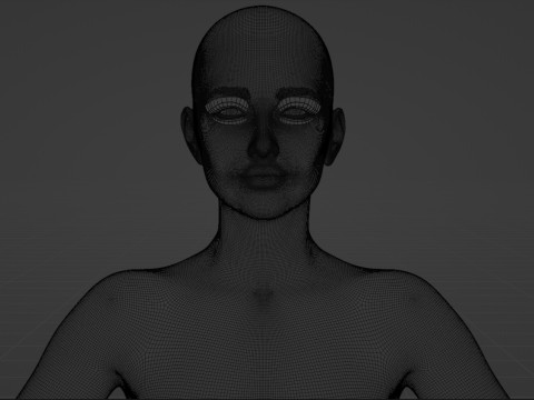 Katie Cassidy 3D Model