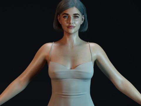 Emilia Clarke 3D Model