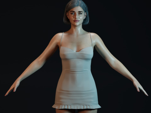 Emilia Clarke 3D Model
