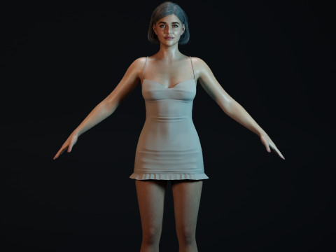 Emilia Clarke 3D Model