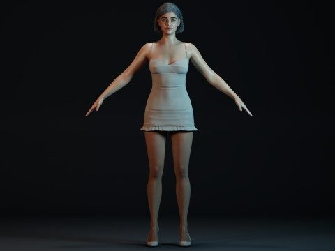 Emilia Clarke 3D Model