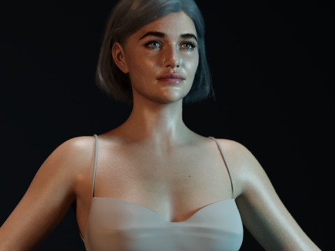 Emilia Clarke 3D Model