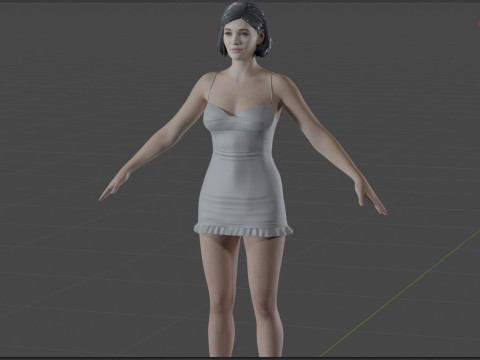 Emilia Clarke 3D Model