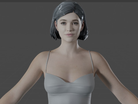 Emilia Clarke 3D Model