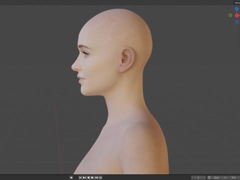Emilia Clarke 3D Model