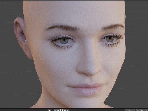 Emilia Clarke 3D Model