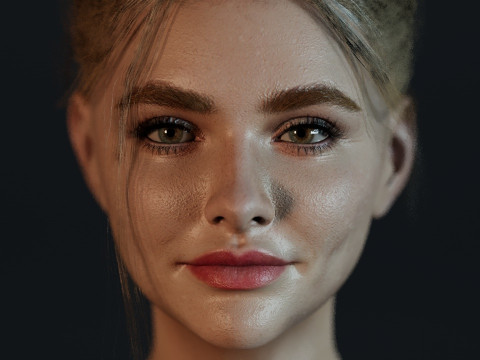 Chloe Grace Moretz Model 3D