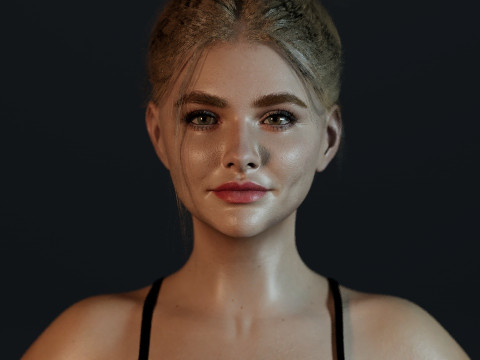 Chloe Grace Moretz Model 3D