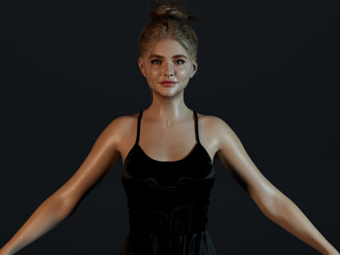 Chloe Grace Moretz Model 3D