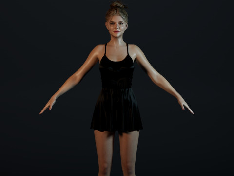 Chloe Grace Moretz Model 3D