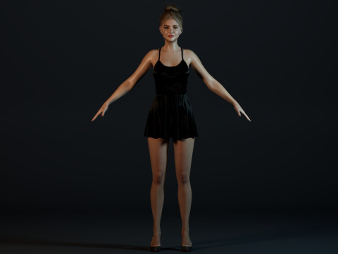 Chloe Grace Moretz Model 3D