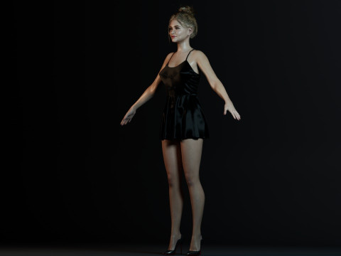 Chloe Grace Moretz Model 3D
