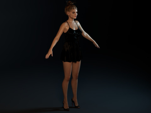 Chloe Grace Moretz Model 3D