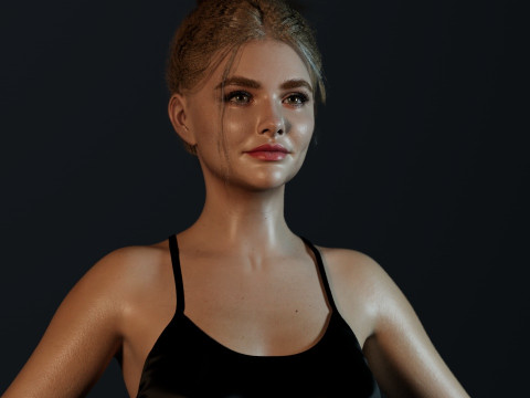 Chloe Grace Moretz Model 3D