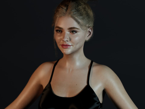 Chloe Grace Moretz Model 3D