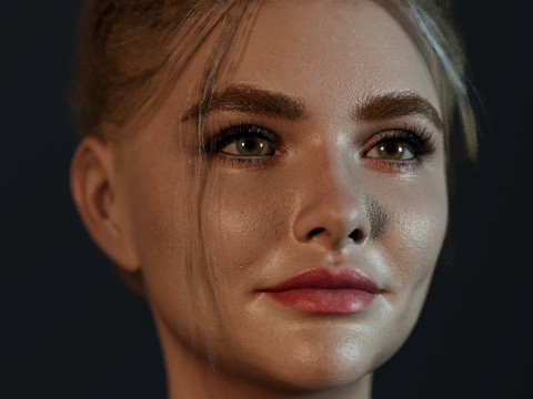 Chloe Grace Moretz Model 3D