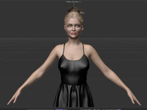 Chloe Grace Moretz Model 3D