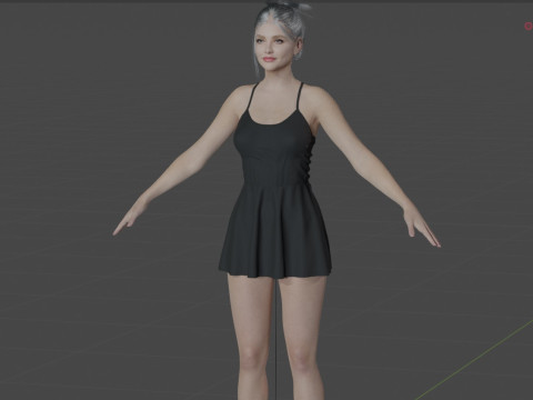 Chloe Grace Moretz Model 3D