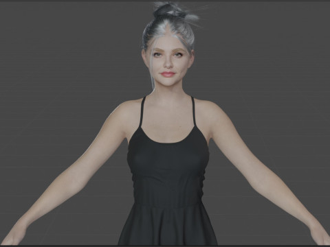 Chloe Grace Moretz Model 3D