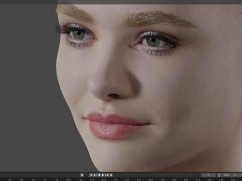 Chloe Grace Moretz Model 3D