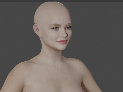 Chloe Grace Moretz Model 3D
