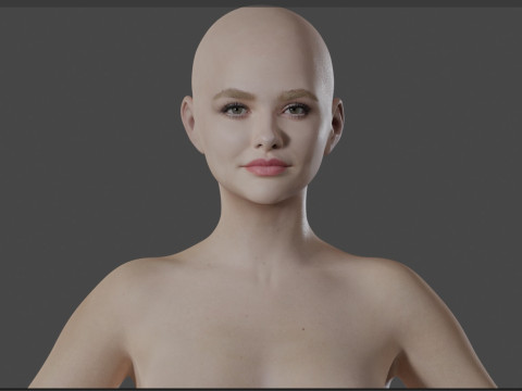 Chloe Grace Moretz Model 3D