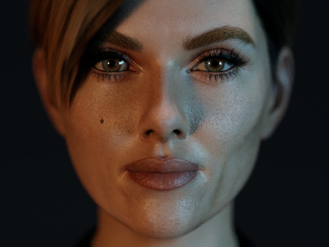 Scarlett Johansson Model 3D