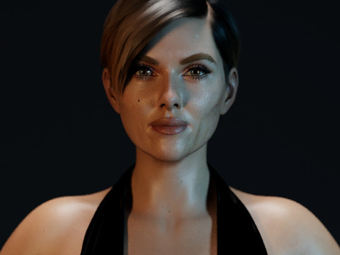Scarlett Johansson Model 3D