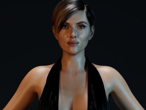 Scarlett Johansson Model 3D