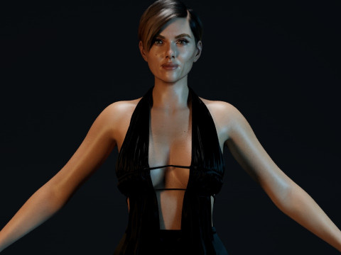 Scarlett Johansson Model 3D