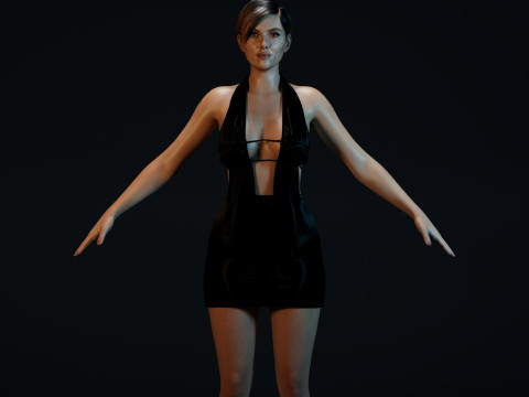 Scarlett Johansson Model 3D