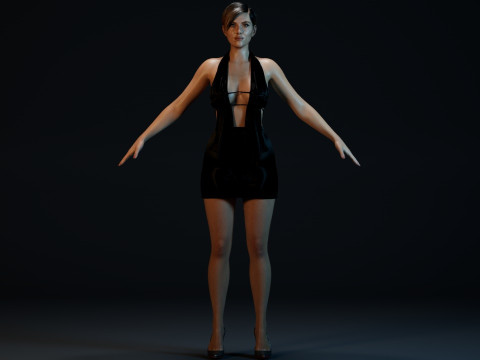 Scarlett Johansson Model 3D