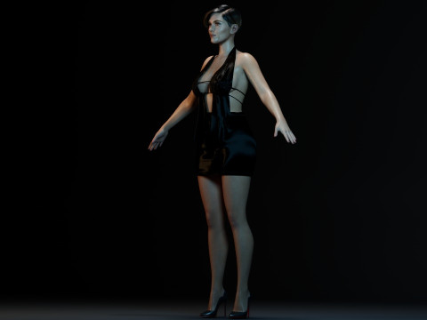Scarlett Johansson Model 3D