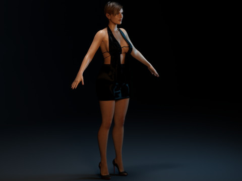 Scarlett Johansson Model 3D
