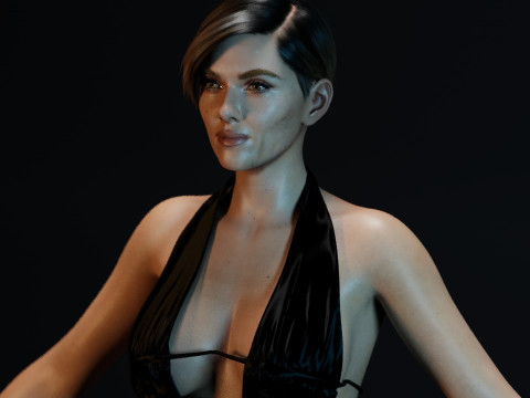 Scarlett Johansson Model 3D