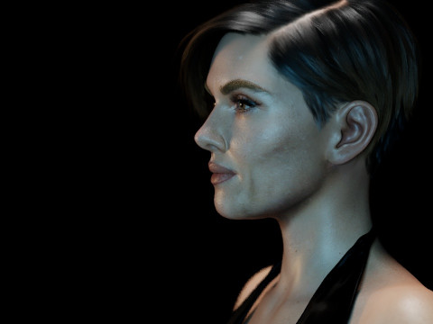 Scarlett Johansson Model 3D