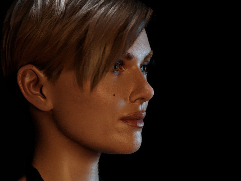 Scarlett Johansson Model 3D