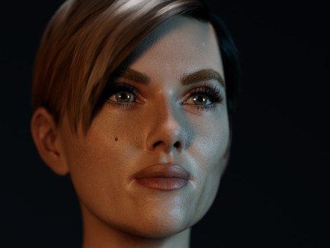 Scarlett Johansson Model 3D