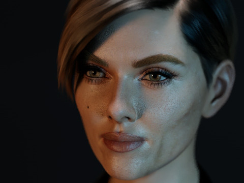 Scarlett Johansson Model 3D