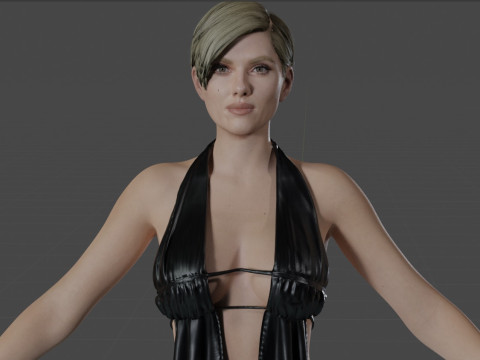 Scarlett Johansson Model 3D