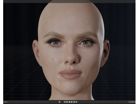 Scarlett Johansson Model 3D