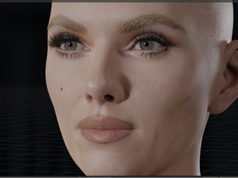 Scarlett Johansson Model 3D