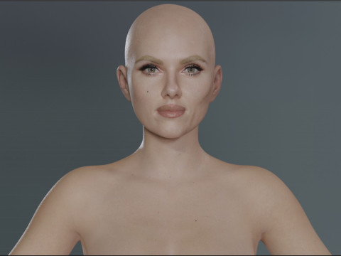 Scarlett Johansson Model 3D