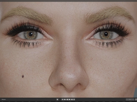 Scarlett Johansson Model 3D