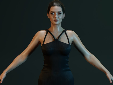 Elizabeth Olsen Modèle 3D