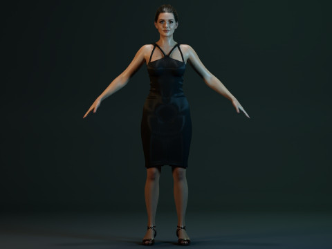 Elizabeth Olsen Modèle 3D