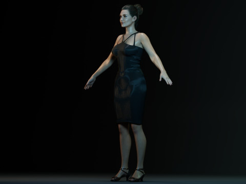 Elizabeth Olsen Modèle 3D