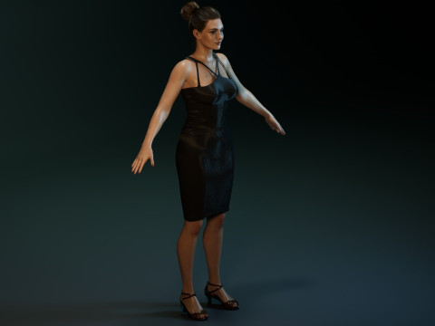 Elizabeth Olsen Modèle 3D
